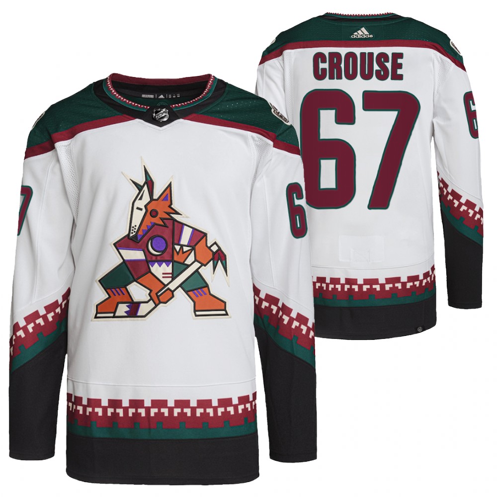 Lawson Crouse Arizona Coyotes White Away Primegreen Authentic Pro Jersey