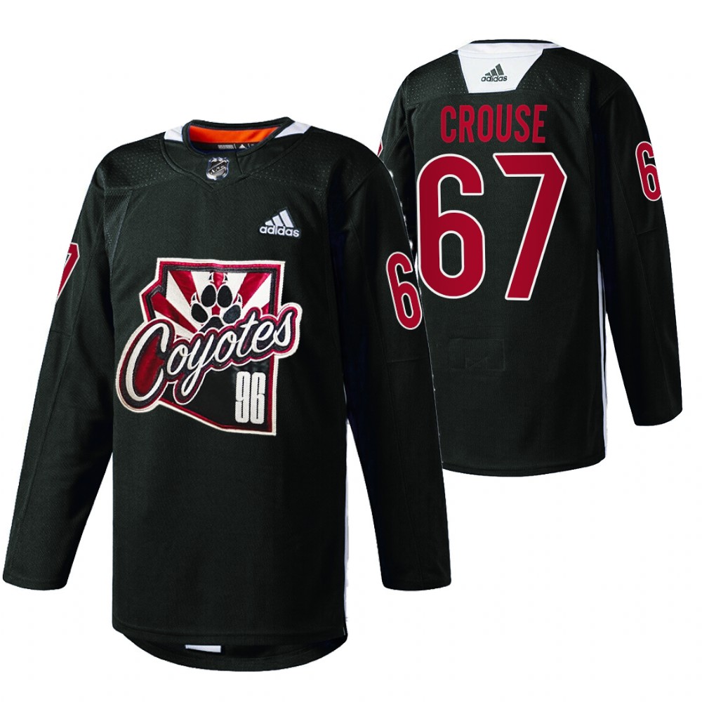 Lawson Crouse Jersey Arizona Coyotes Throwback Night 2021 Black Special