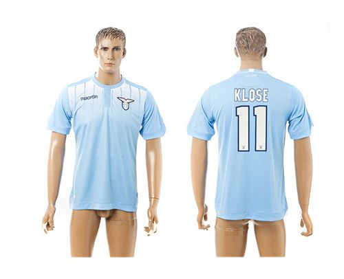 Lazio #11 Klose Light Blue Soccer Club Jersey
