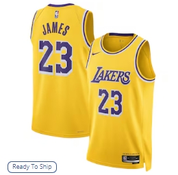 LeBron James Los Angeles Lakers Nike Unisex Swingman Jersey - Icon Edition - Gold