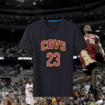 Lebron James Fresh Logo Black Men's Short Sleeve T-Shirt