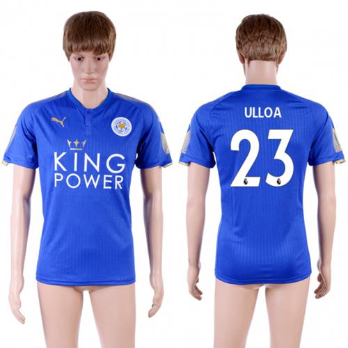 Leicester City #23 Ulloa Home Soccer Country Jersey