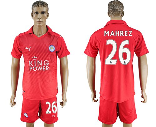 Leicester City #26 Mahrez Away Soccer Club Jersey