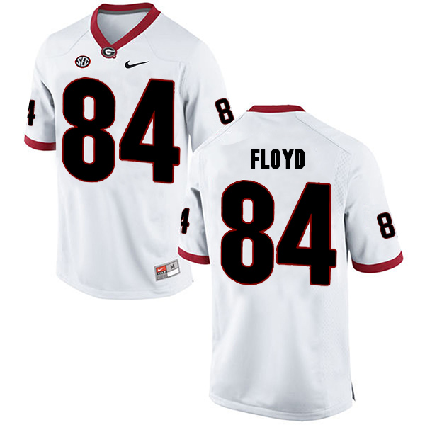 Leonard Floyd Georgia Bulldogs Men's Jersey - #84 NCAA White Limited Away
