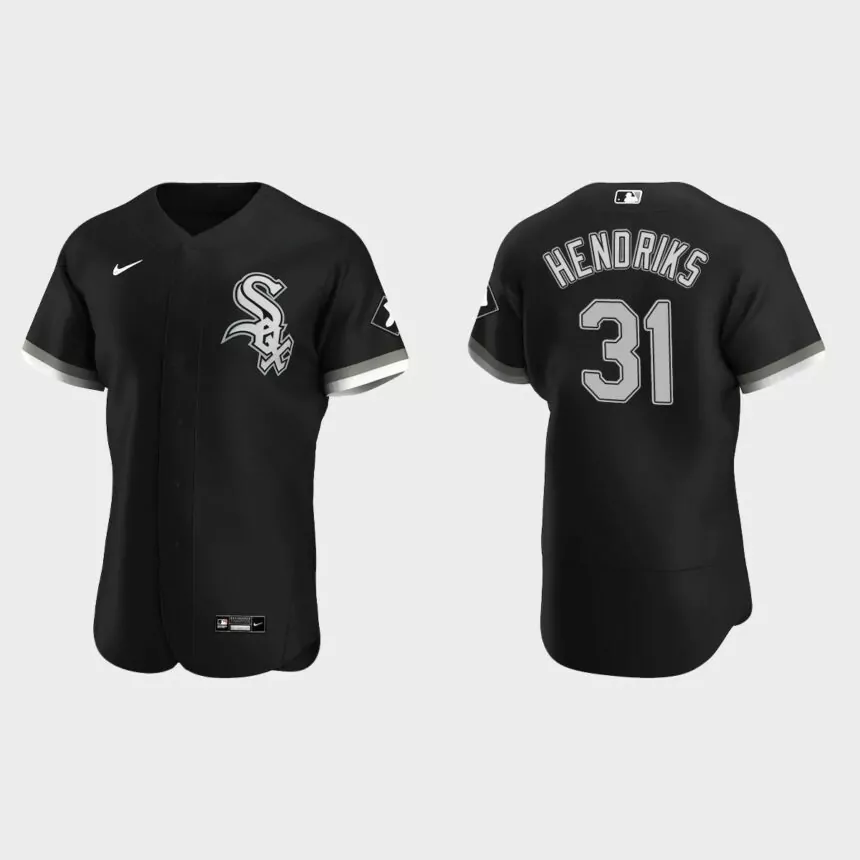 Liam Hendriks #31 Chicago White Sox Authentic Alternate Jersey – Black
