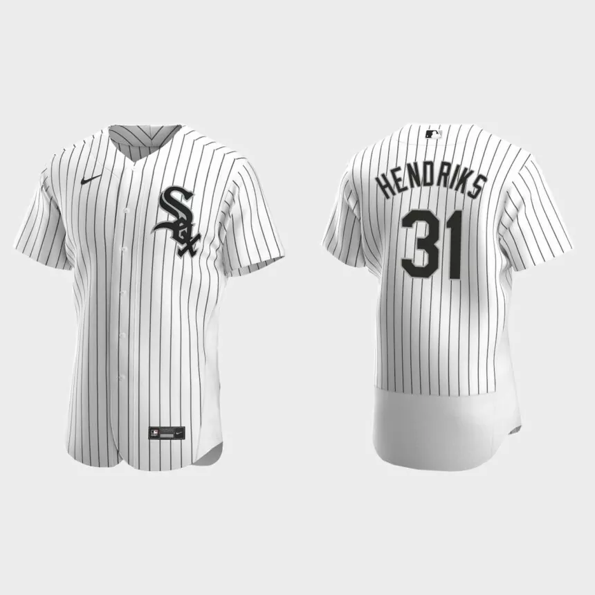 Liam Hendriks #31 Chicago White Sox Authentic Home Jersey – White