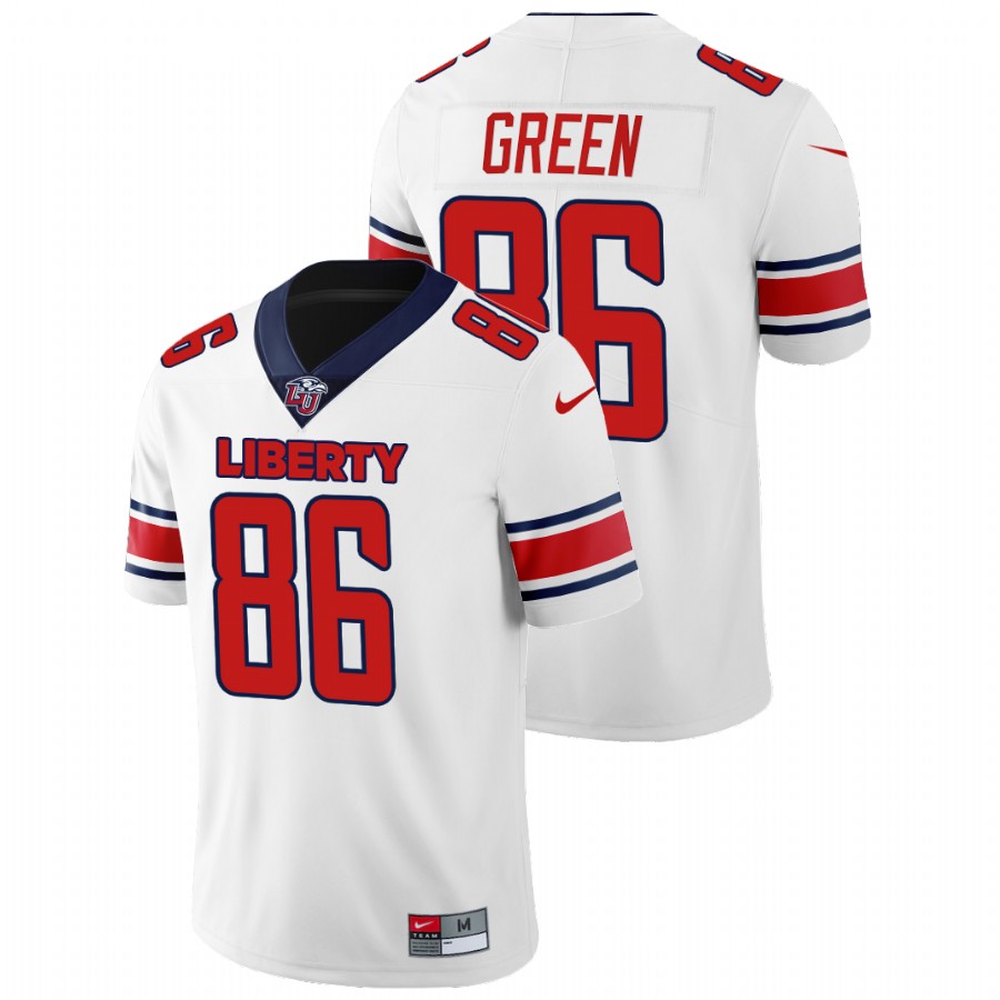 Liberty Flames Eric Green College Football White Jersey Alumni