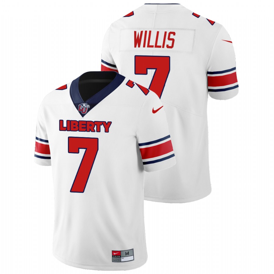 Liberty Flames Malik Willis College Football White Jersey