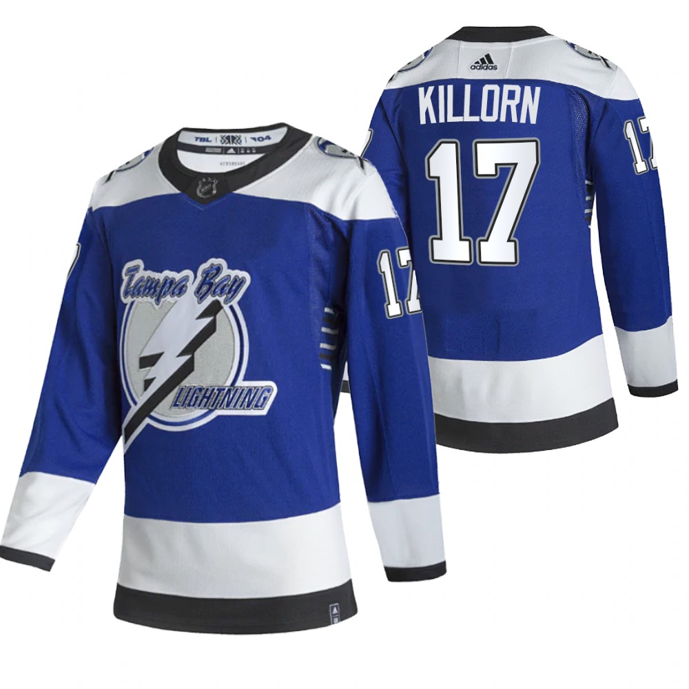Lightning 2021 Reverse Retro #17 Alex Killorn Blue Jersey Authentic