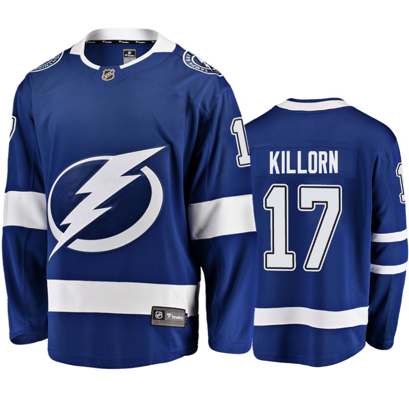 Lightning Alex Killorn Blue Breakaway Fanatics Branded Jersey