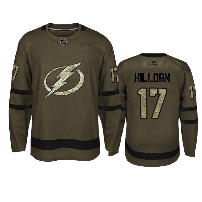 Lightning Alex Killorn Camo Military Jersey