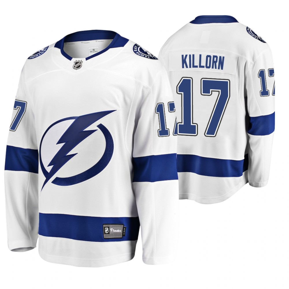Lightning Alex Killorn White-blue Breakaway Jersey
