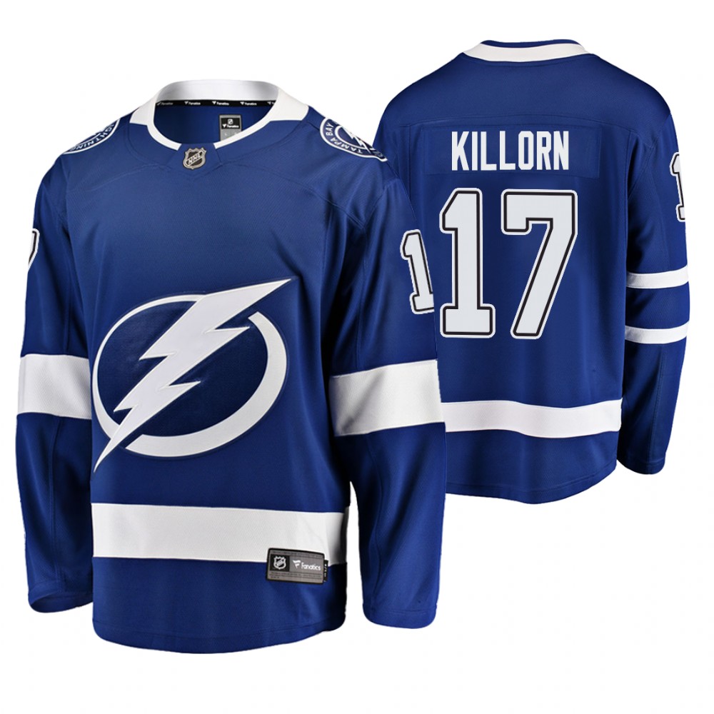 Lightning Alex Killorn blue Player Home Breakaway Jersey Men's