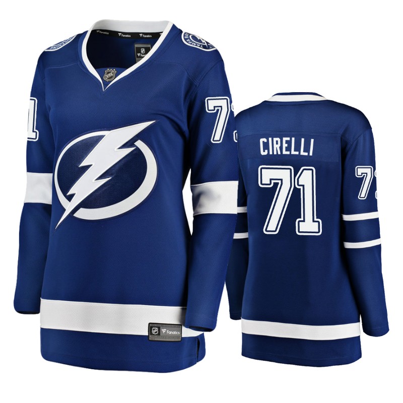 Lightning Anthony Cirelli Blue Breakaway Player Home Jersey