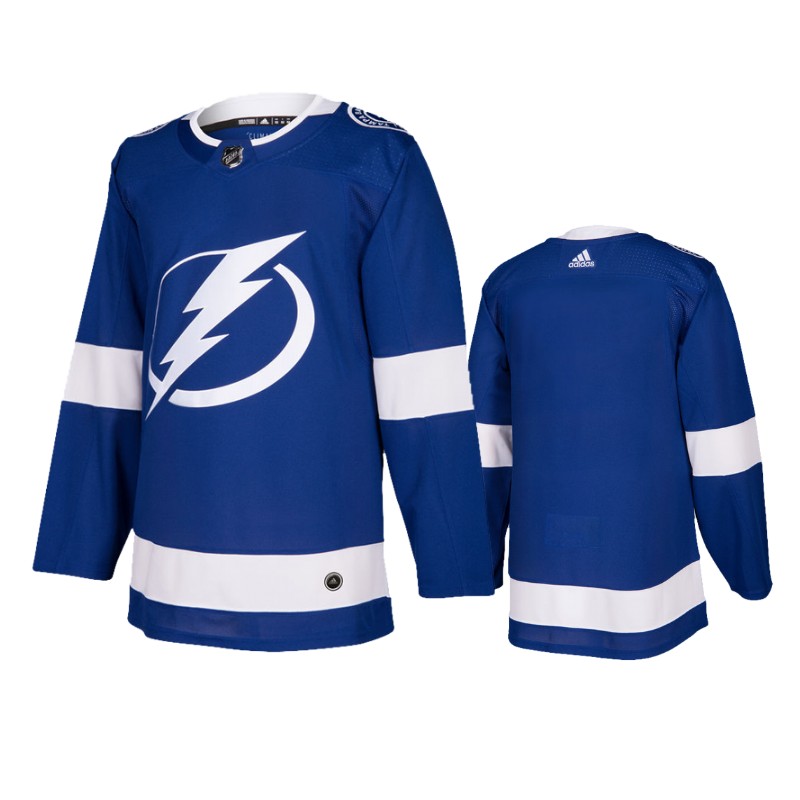 Lightning Blue Authentic Blank Home Jersey