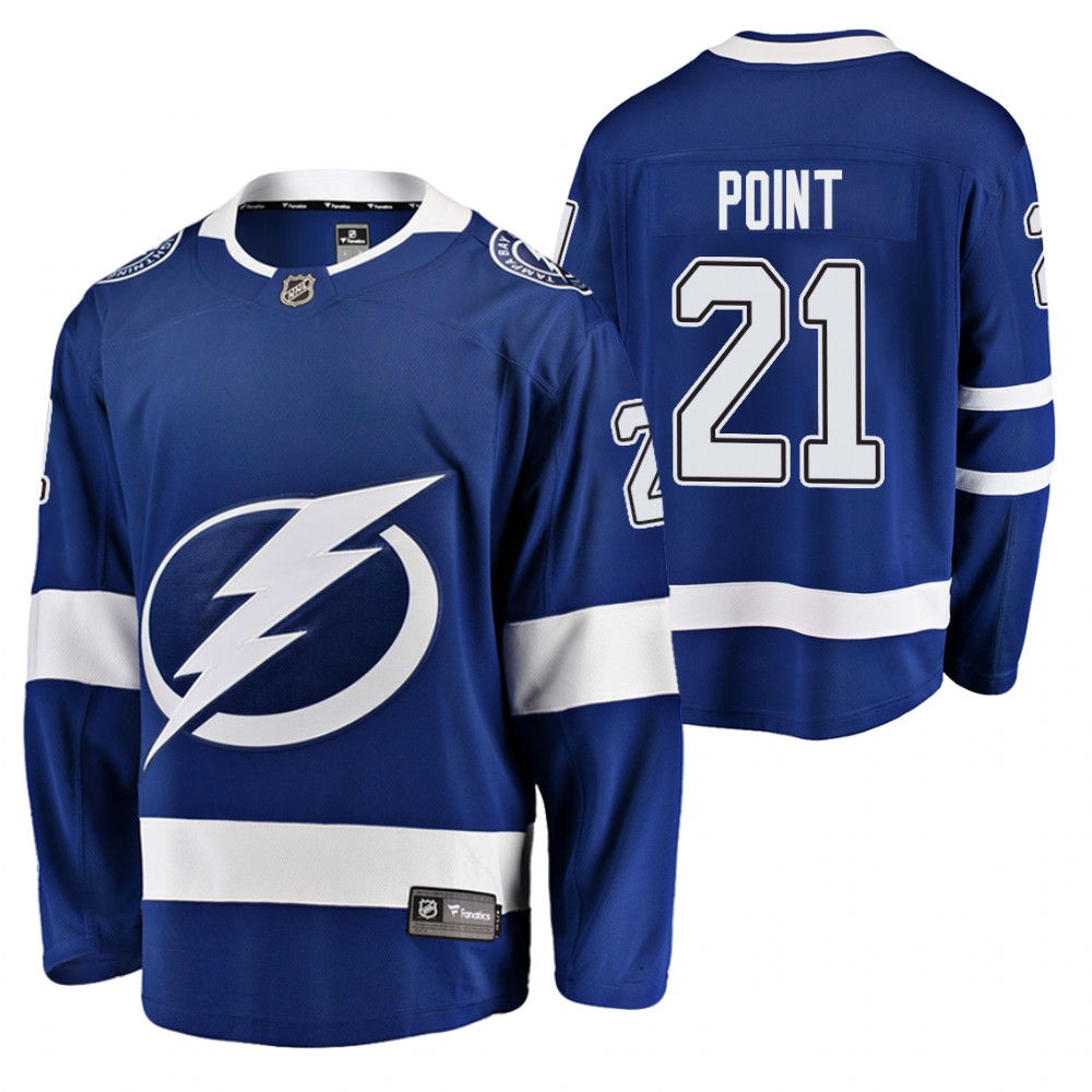 Lightning Brayden #21 Point blue Home Breakaway Player Jersey