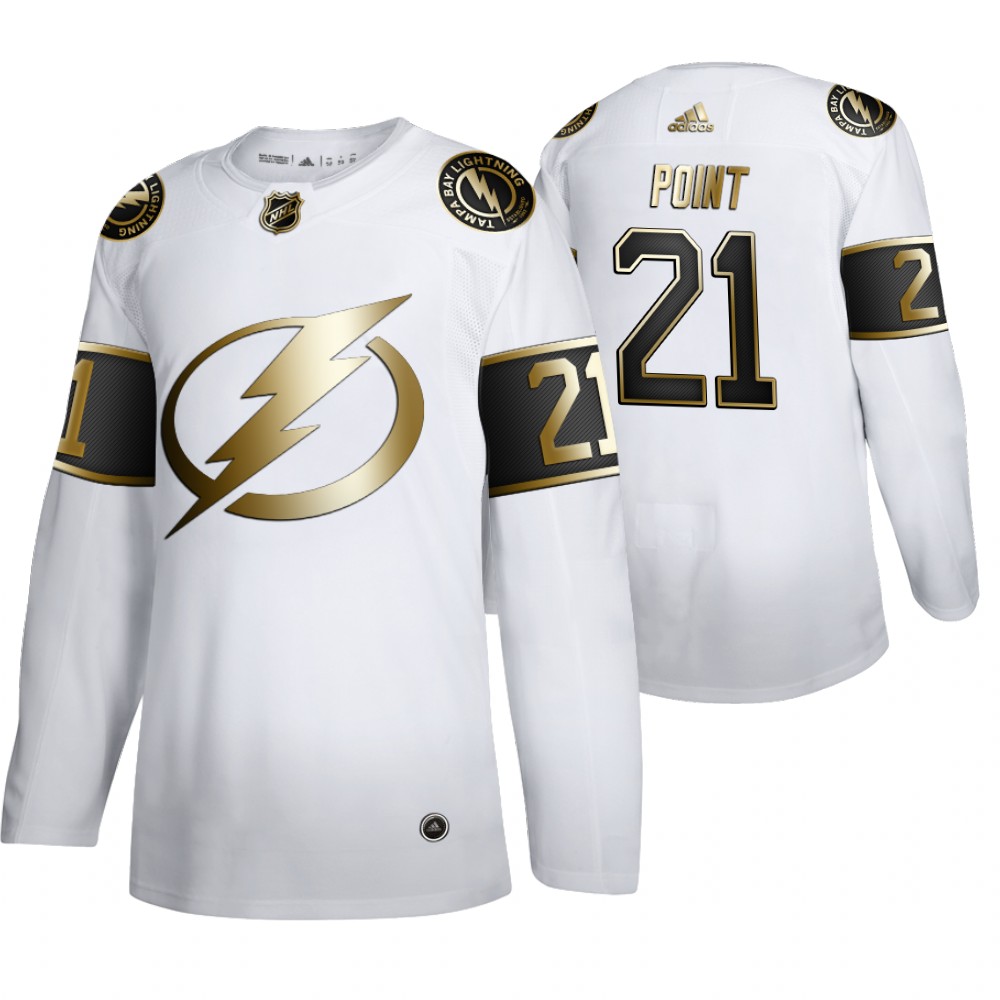Lightning Brayden Point Men's Authentic NHL Golden Edition Jersey