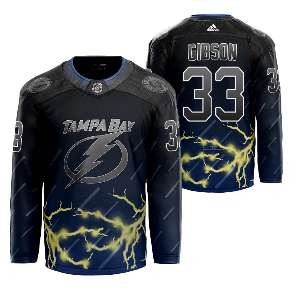 Lightning Christopher Gibson City Concept Black Thunderstorm Jersey
