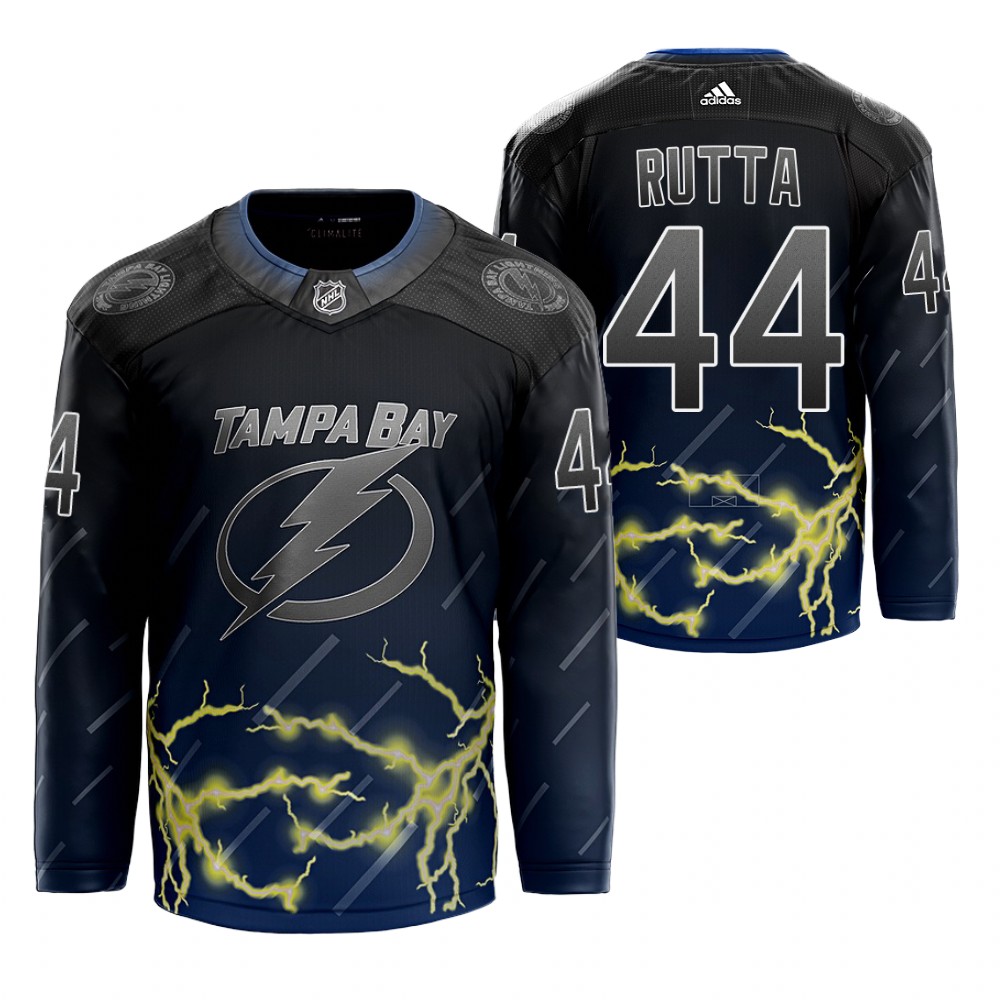 Lightning Jan Rutta City Concept Black Thunderstorm Jersey