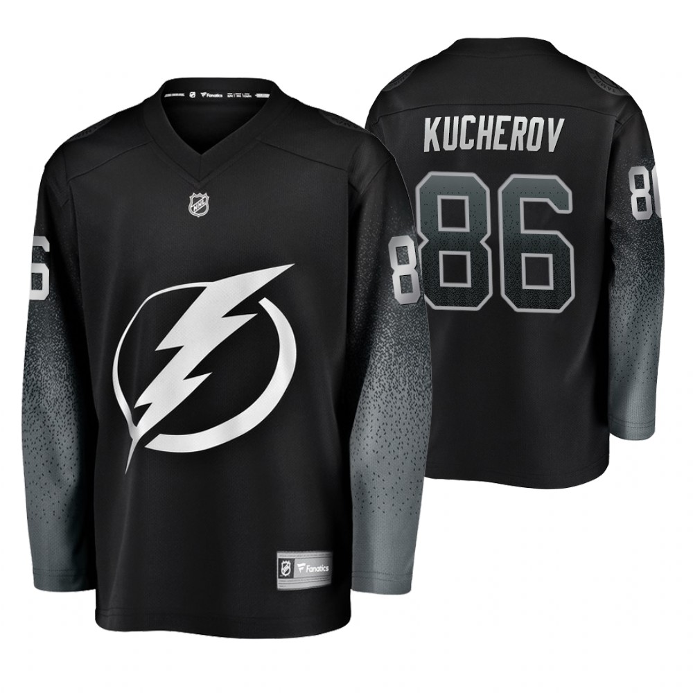 Lightning Nikita Kucherov Black Breakaway Player Alternate Jersey