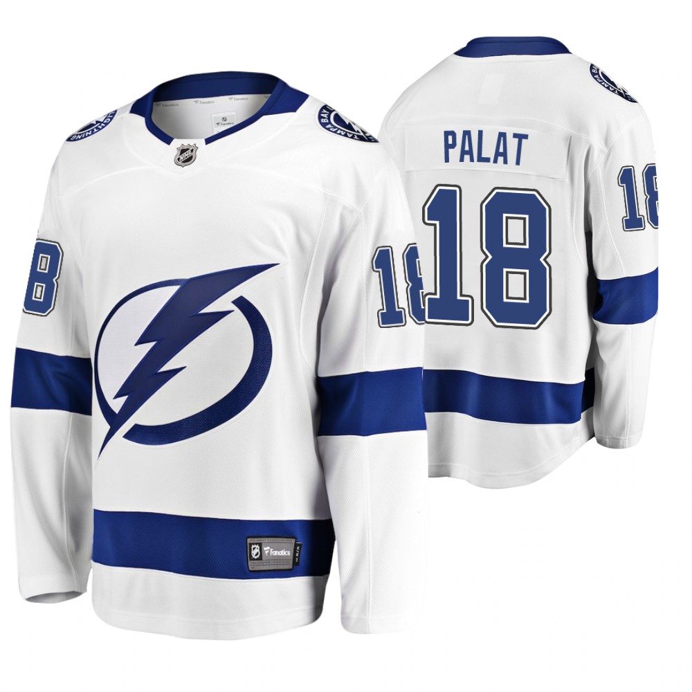 Lightning Ondrej Palat White-blue Breakaway Jersey
