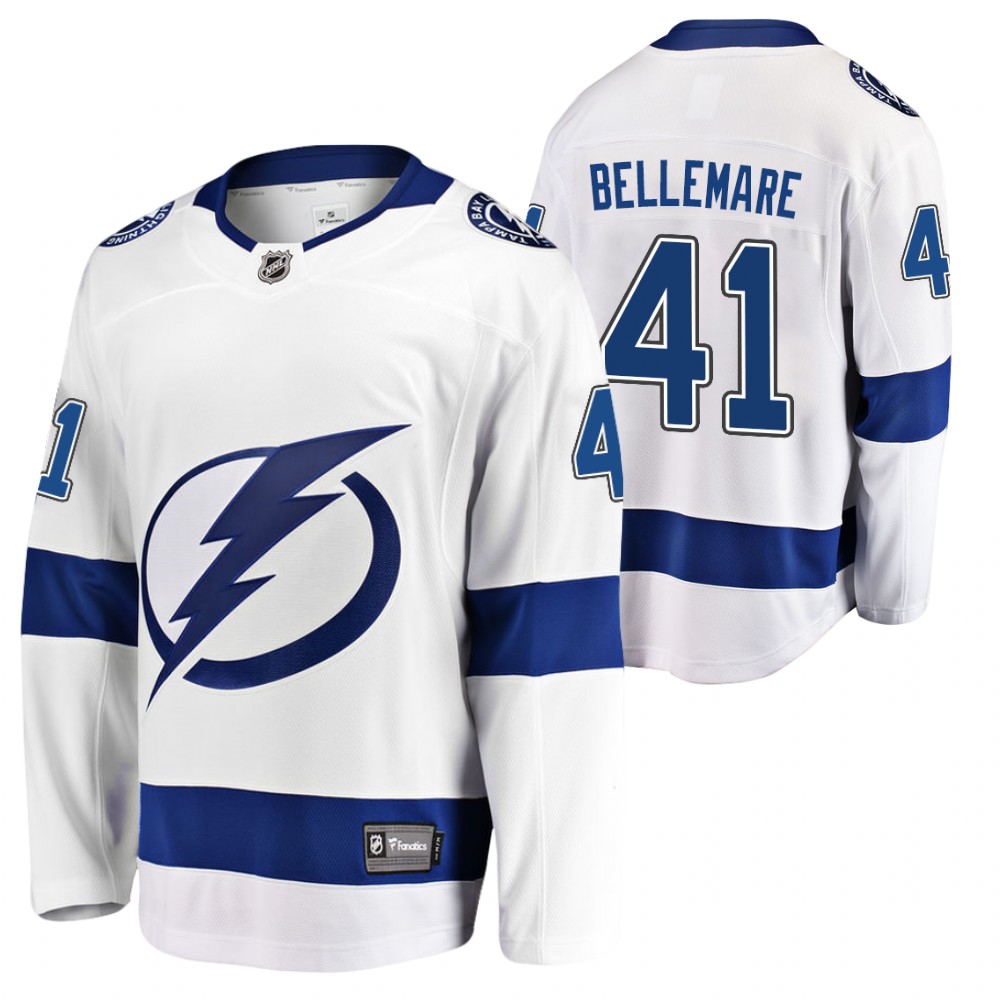 Lightning Pierre-Edouard Bellemare Jersey Away White Player Men