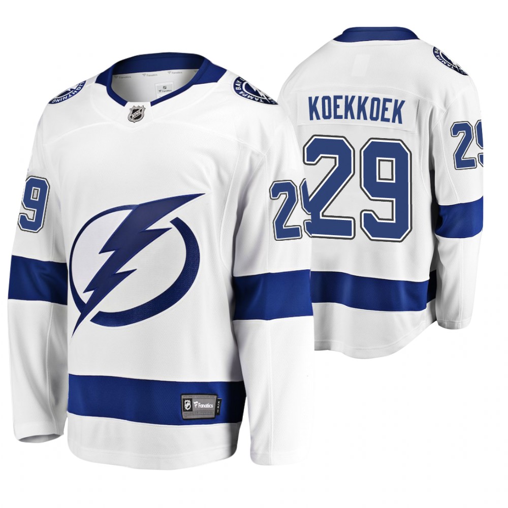 Lightning Slater Koekkoek White-blue Breakaway Jersey