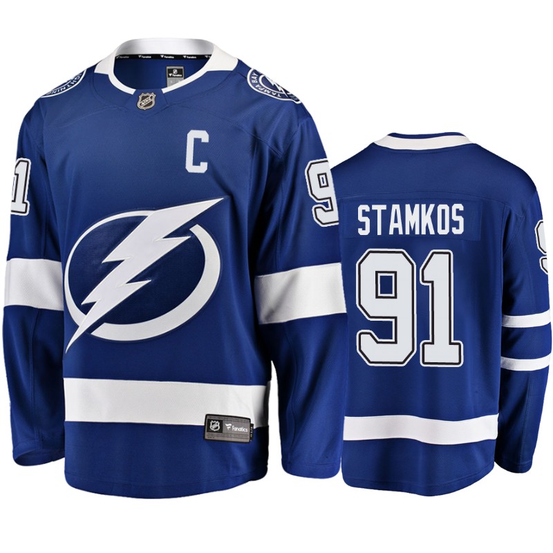 Lightning Steven Stamkos Blue Breakaway Fanatics Branded Jersey