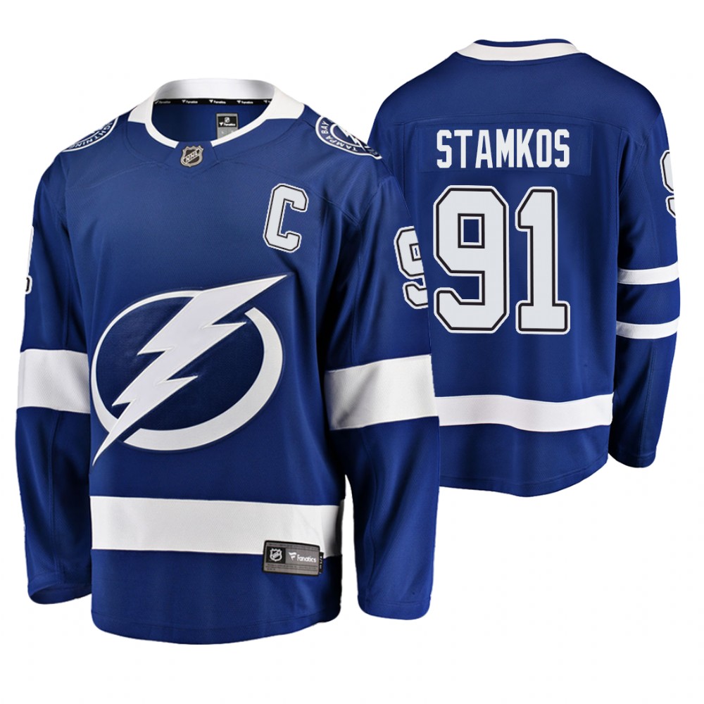Lightning Steven Stamkos blue Player Home Breakaway Jersey Men's