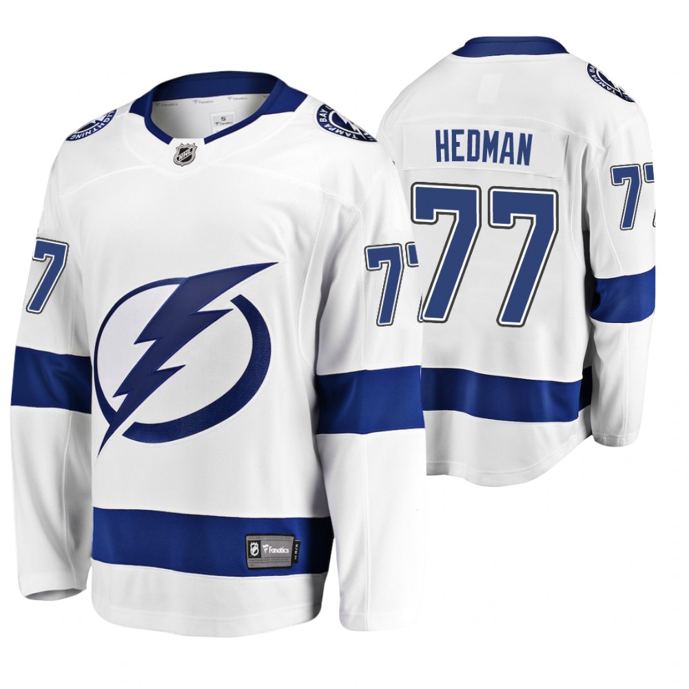 Lightning Victor Hedman White-blue Breakaway Jersey