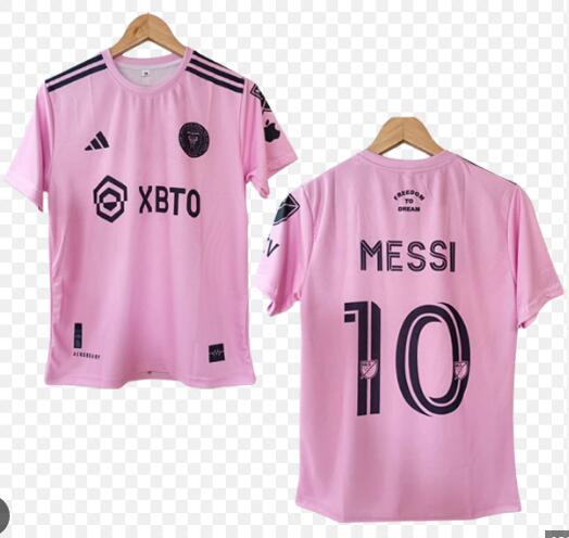 Lionel Messi Inter Miami Pink jersey 2023-24 season Jersey