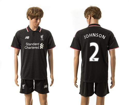 Liverpool #2 Johnson Away Soccer Club Jersey