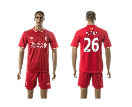 Liverpool #26 Ilori Red Home Soccer Club Jersey