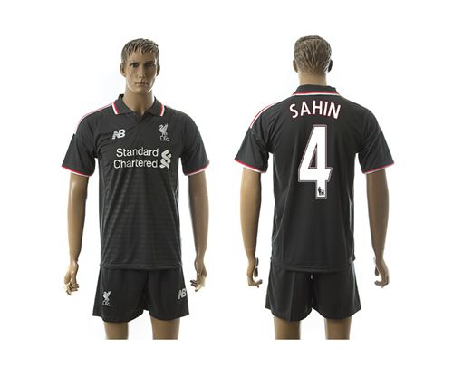 Liverpool #4 Sahin Away Soccer Club Jersey