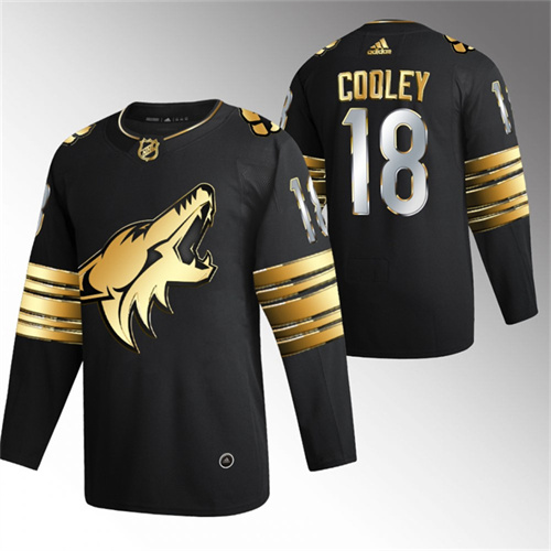 Logan Cooley Coyotes Golden Edition Jersey Black Authentic