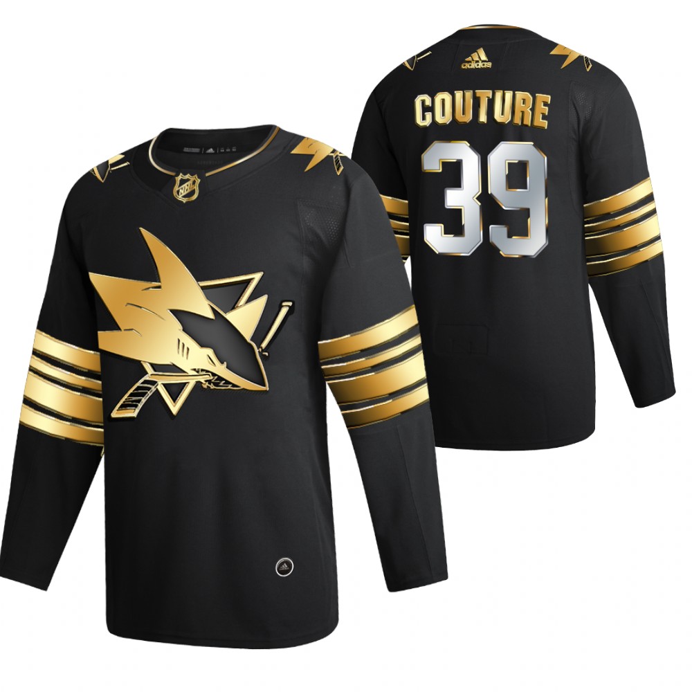 Logan Couture San Jose Sharks Black 2021 Golden Edition Jersey Limited Authentic