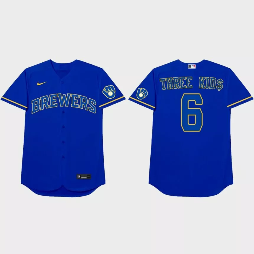 Lorenzo Cain Nickname Brewers 2021 Players’ Weekend Jersey – Royal