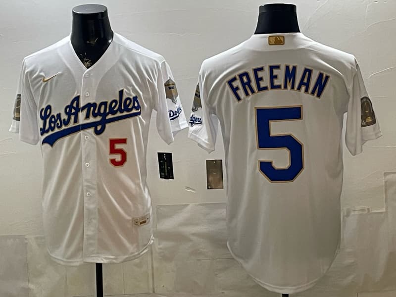 Los Angeles  Dodgers   Vapor Premier Limited Jersey - All Stitched Freddie Freeman  5