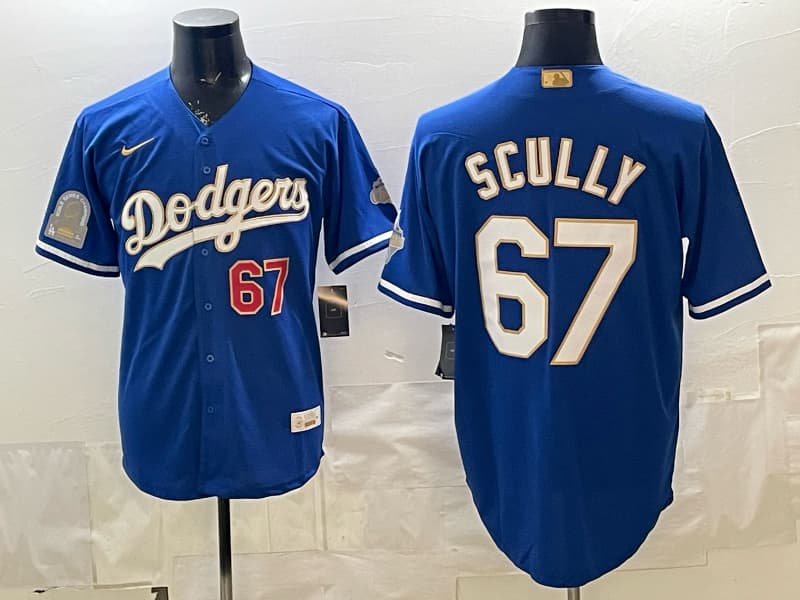 Los Angeles  Dodgers  Vapor Premier  Limited Jersey - All Stitched   67 scully
