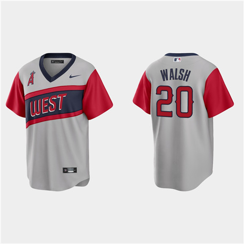 Los Angeles Angels #20 Jared Walsh Men's Nike Gray 2021 Little League Classic Game MLB Jersey