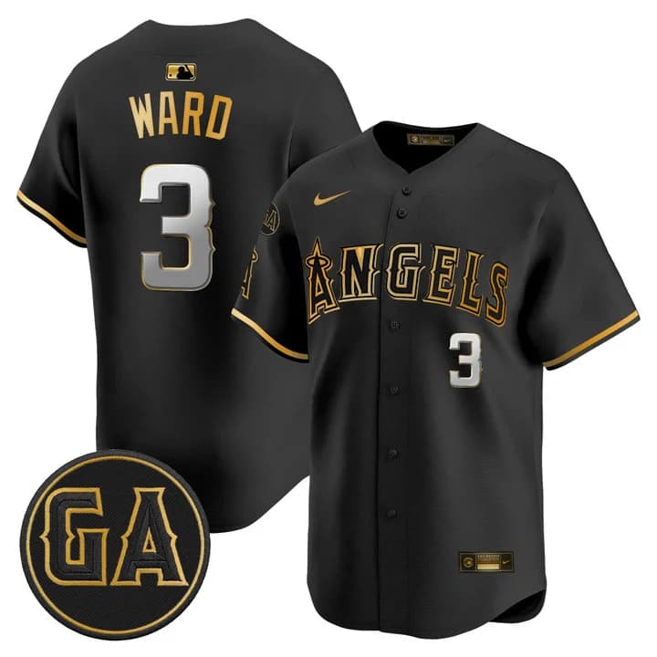 Los Angeles Angels 'Garret Anderson Tribute Patch' Vapor Premier Limited Jersey - All Stitched Taylor  Ward   3