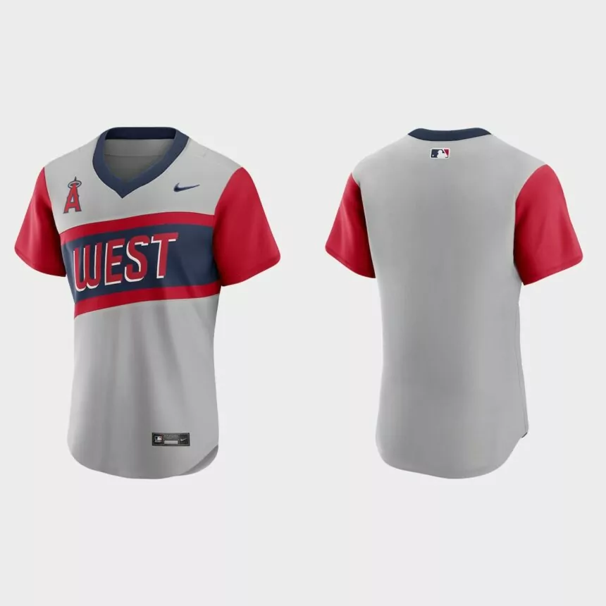 Los Angeles Angels 2021 Little League Classic Road Authentic Jersey – Gray