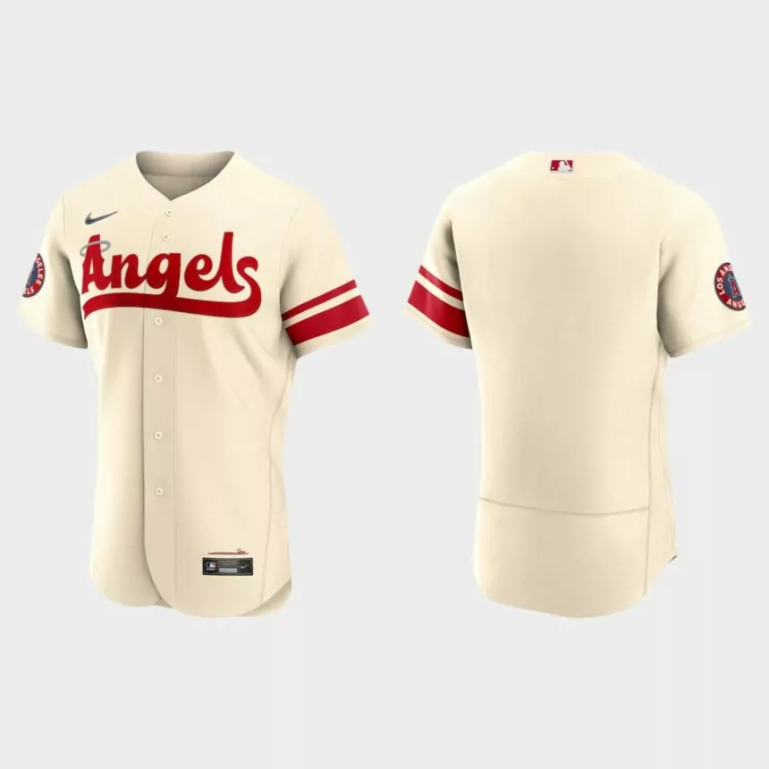 Los Angeles Angels 2022 City Connect Authentic Team Jersey – Cream