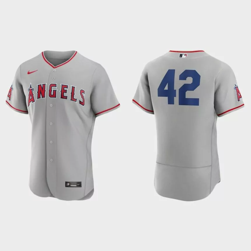 Los Angeles Angels 2023 Jackie Robinson Day Authentic Jersey – Gray