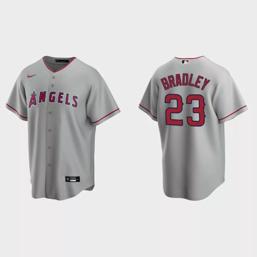 Los Angeles Angels Archie Bradley Replica Road Jersey – Gray