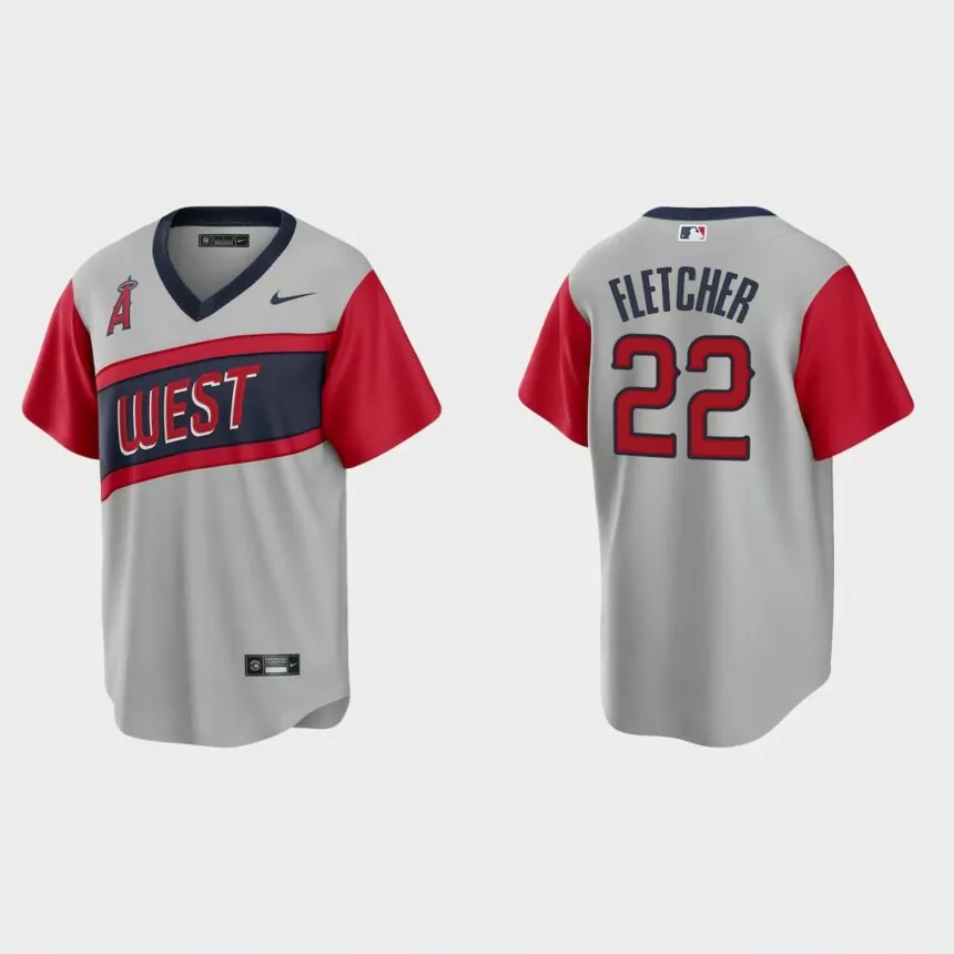 Los Angeles Angels David Fletcher 2021 Little League Classic Road Replica Jersey – Gray