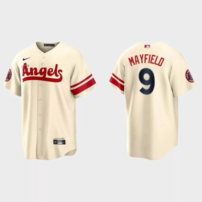 Los Angeles Angels Jack Mayfield 2022 City Connect Replica Jersey – Cream