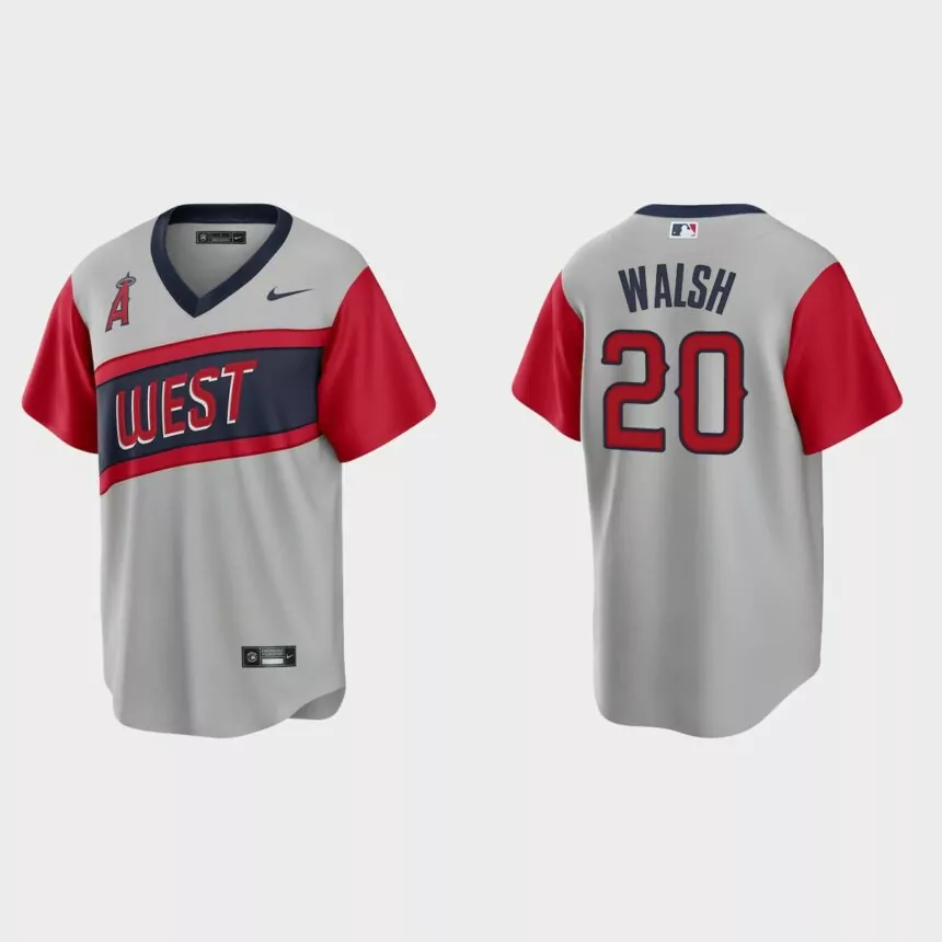 Los Angeles Angels Jared Walsh 2021 Little League Classic Road Replica Jersey – Gray
