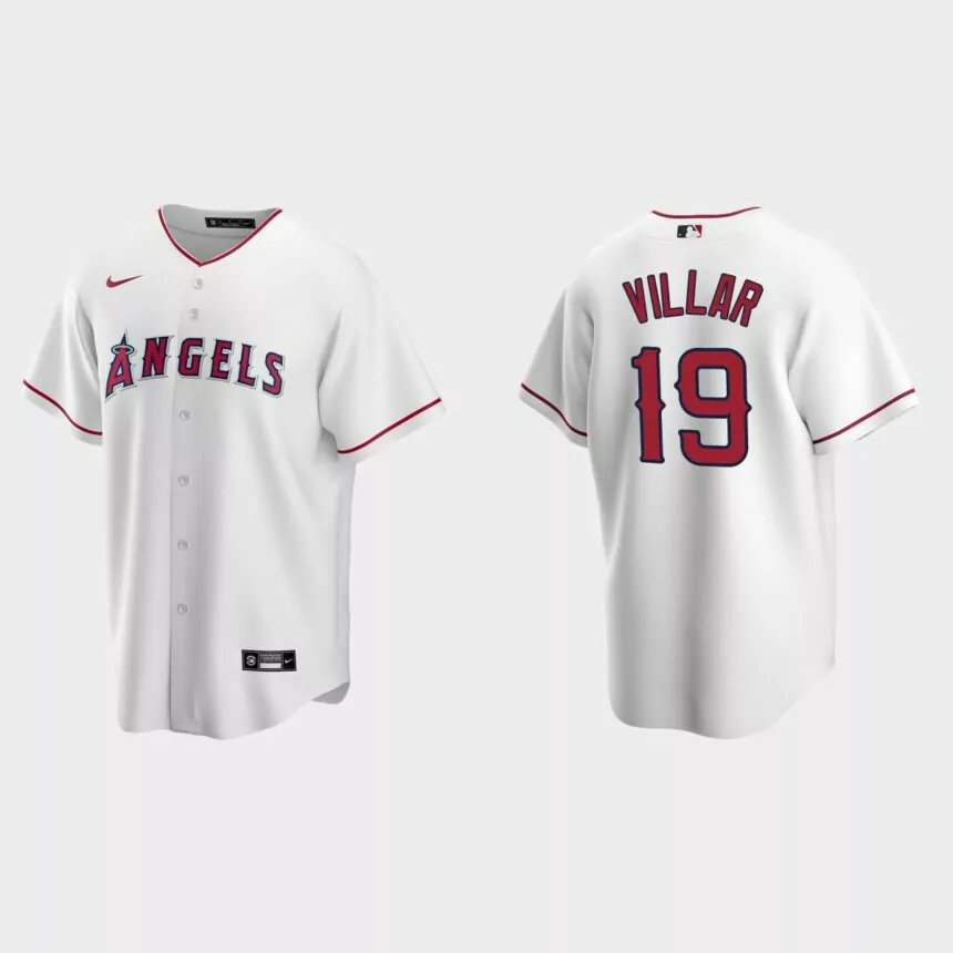 Los Angeles Angels Jonathan Villar Replica Home Jersey – White