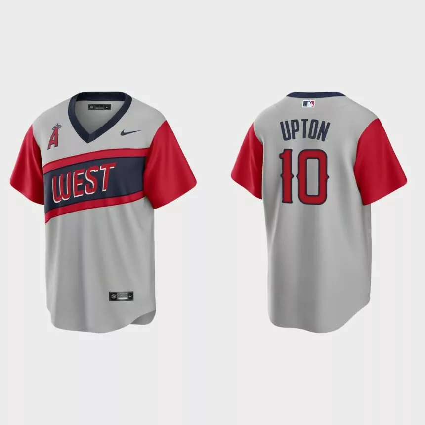 Los Angeles Angels Justin Upton 2021 Little League Classic Road Replica Jersey – Gray